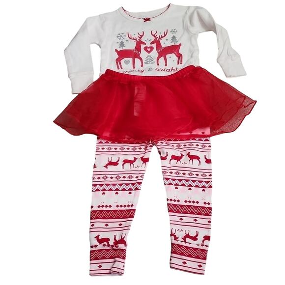 Carters 3-piece Merry & Bright Outfit - Picture 1 of 7